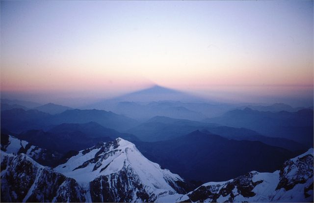 Mt Blanc stín